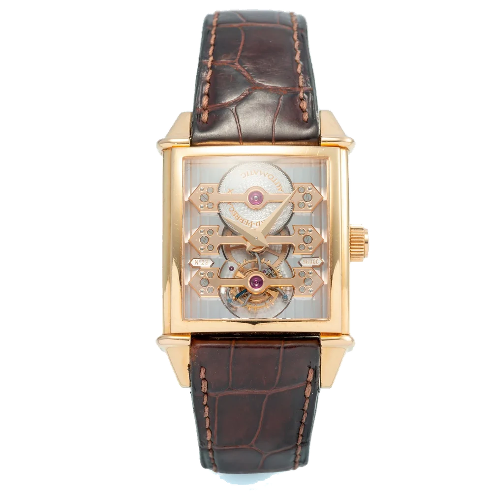 Girard-Perregaux GIRARD-PERREGAUX, REF. 99870, VINTAGE 1945, 3 BRIDGE TOURBILLON, WHITE GOLD kol saati