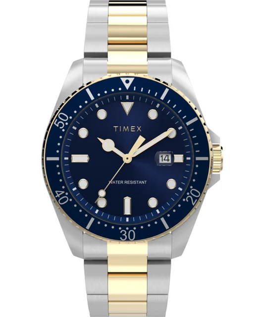 Timex Dress 42mm Stainless Steel Bracelet Watch TW2W71800JT kol saati