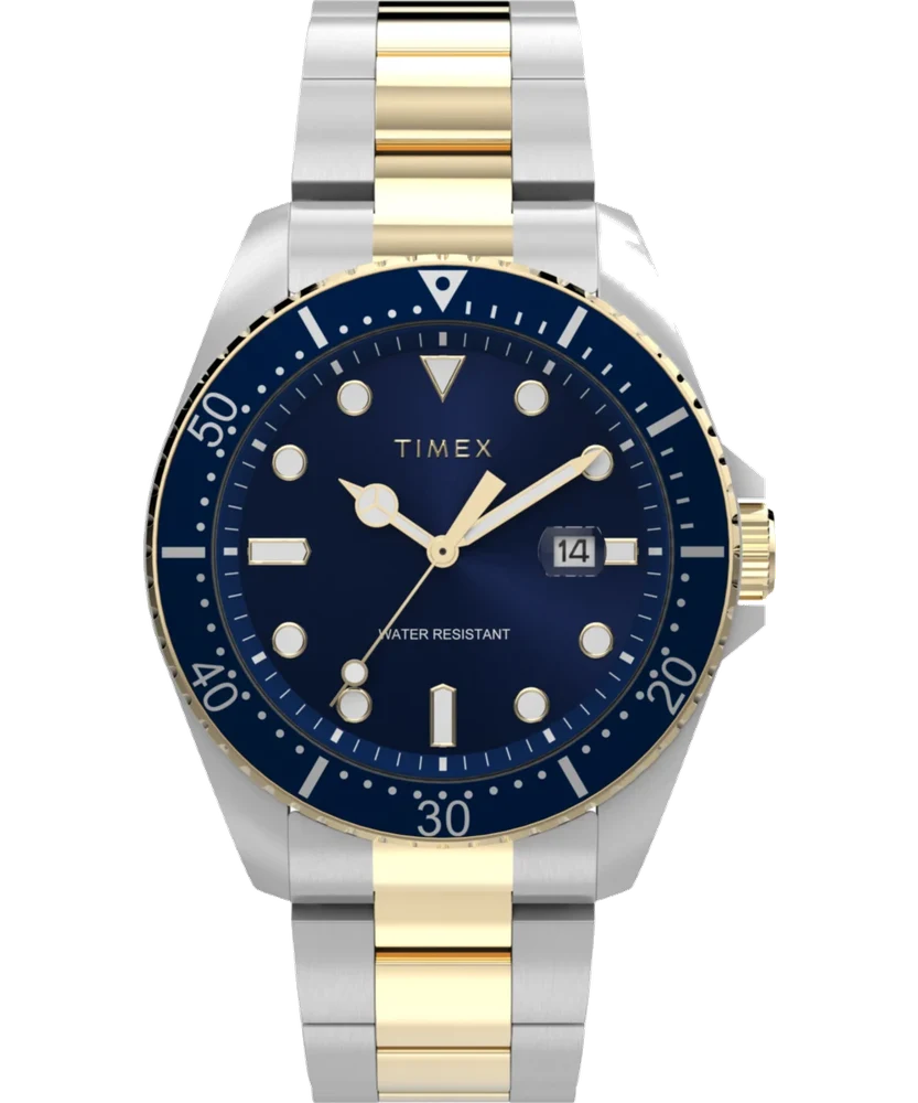 Timex Dress 42mm Stainless Steel Bracelet Watch TW2W71800 42 mm kol saati