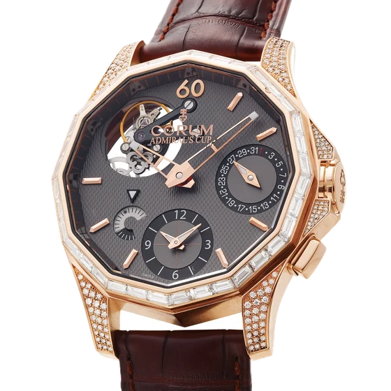 Corum Admirals Cup Seafender Tourbillon Gmt Red Gold & 397.101.55/0001 AK10 kol saati
