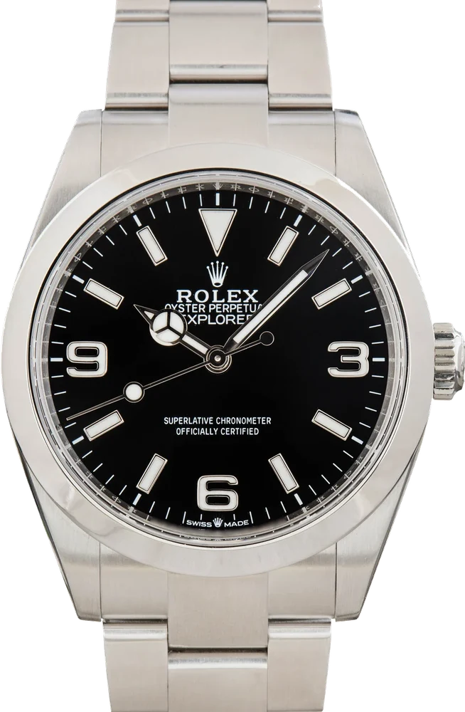 Rolex Explorer 40 Ref 224270 Black Dial 36 mm kol saati