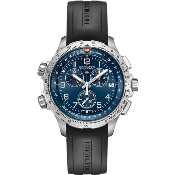 Hamilton Khaki Aviation X-Wind GMT Chrono Quartz H77922341 kol saati