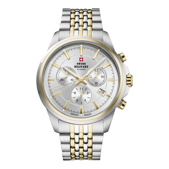 SWISS MILITARY BY CHRONO Classic Chronograph SM34107.06 kol saati