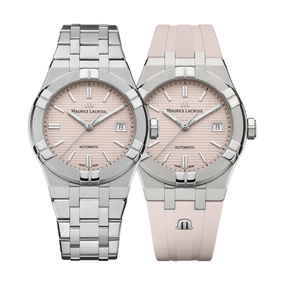 Maurice Lacroix Aikon Automatic Limited Summer Edition 39 mm - Pink AI6007-SS00F-530-E 39 mm kol saati