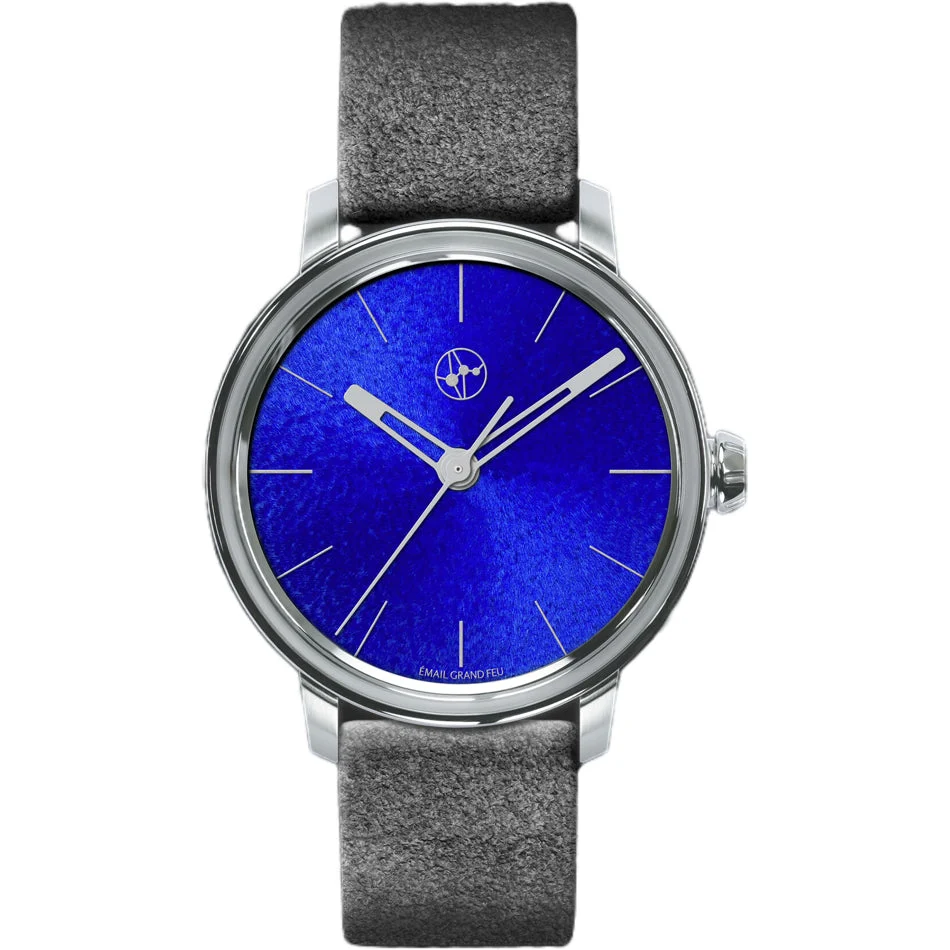 Lundis Bleus Contemporaines Royal Blue 1120-EU-RB kol saati