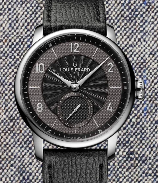 Louis Erard Excellence Petite Seconde Guilloché Anthracite LE-PSGB kol saati