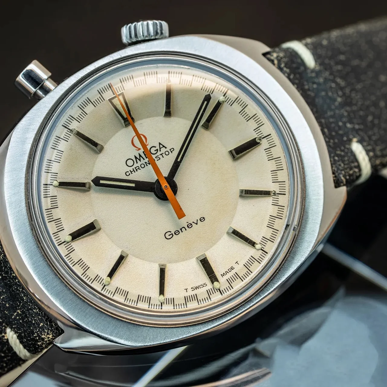 OMEGA Chronostop, Ref. 145.010, Cal. 865, Men’s Chronograph Vintag 35 mm kol saati