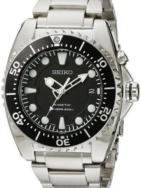 Seiko Prospex Kinetic Dive Watch with Power Reserve Indicator #SKA371 42.5 mm kol saati