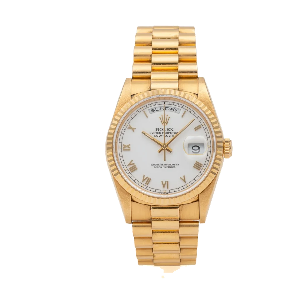 Rolex Day-Date Ref 18238 Champagne Dial 36 mm kol saati