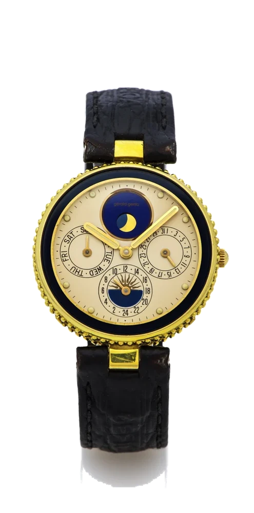 Gerald Genta Gefica GERALD GENTA GEFICA REF. 2940.7 QUARTZ YELLOW GOLD kol saati
