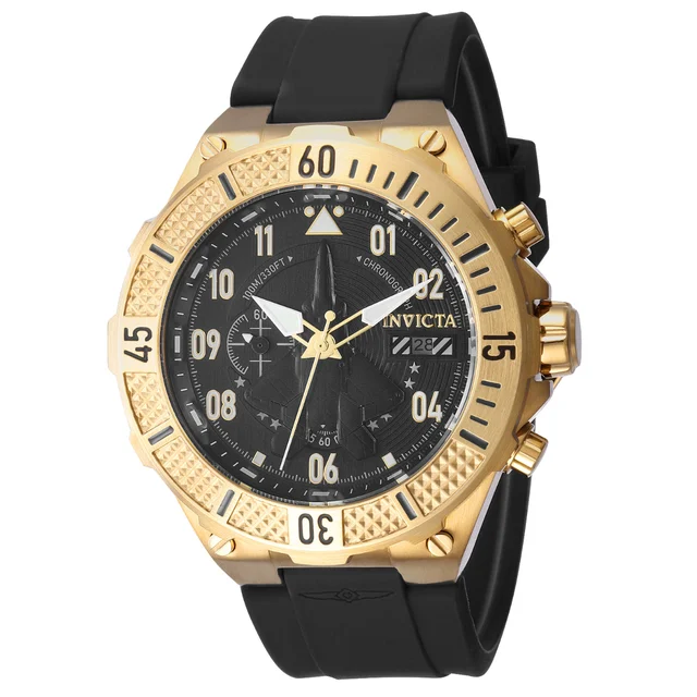 Invicta Aviator Ascend Watch - 50mm, Black (39889) kol saati