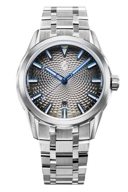Zelos Helica 42 'Steel Blue' kol saati
