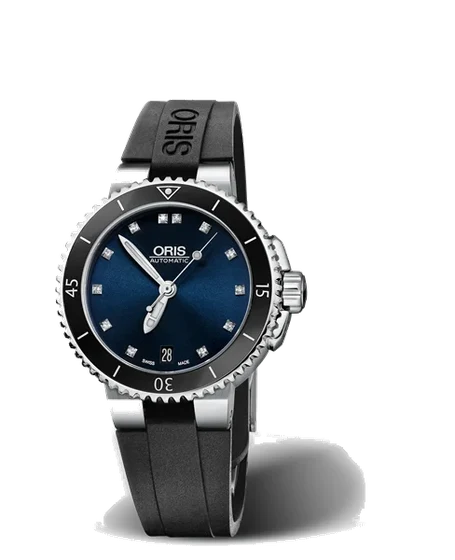 Oris Aquis Date Diamonds 01 733 7652 4195-07 4 18 34 kol saati