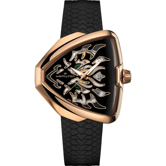 Hamilton Ventura Elvis80 Skeleton Auto H24525332 kol saati