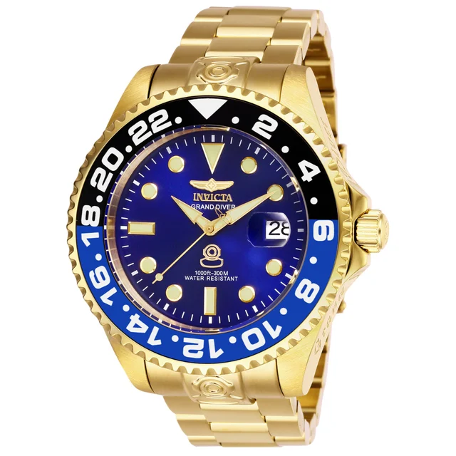 Invicta Grand Diver Navalia Automatic Watch - 47mm, Gold (27971) kol saati