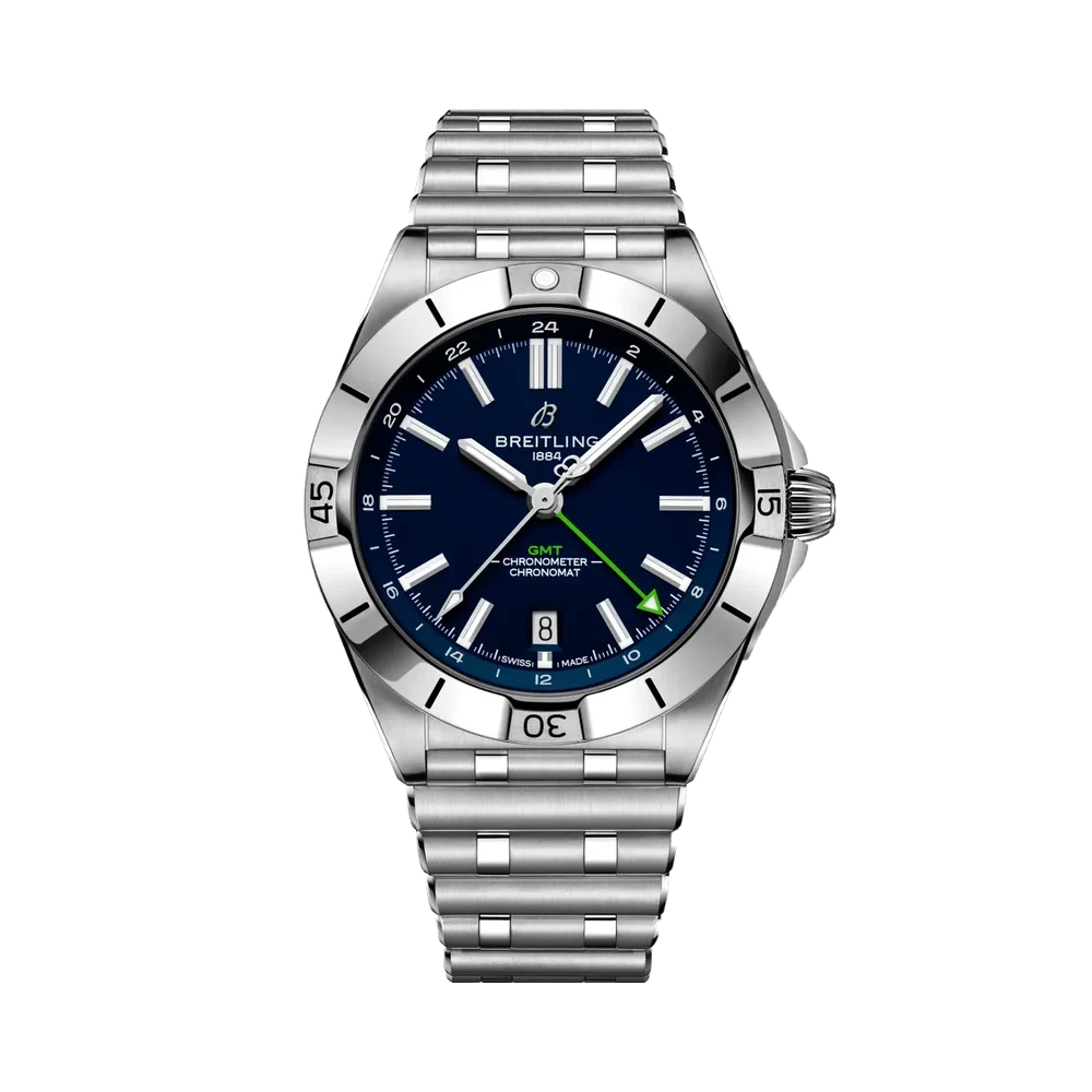 Breitling Chronomat Automatic GMT 40 NFL Seattle Seahawks Edition A32398D41C1A1 40 mm kol saati