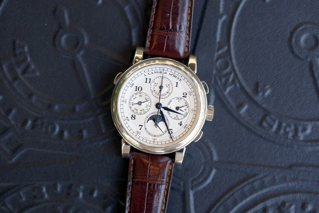 A. Lange & Sohne Rattrapante Perpetual Calendar ref. 42 A. Lange & Sohne 1815 Rattrapante 
