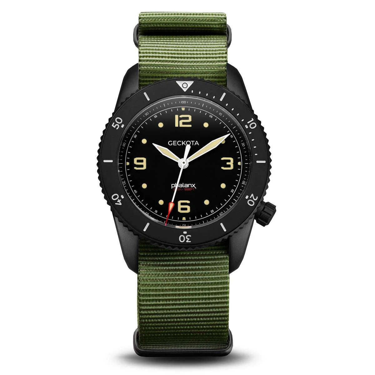 Geckota GTA-EOR-739-BB-N809-19-GN 42 mm kol saati