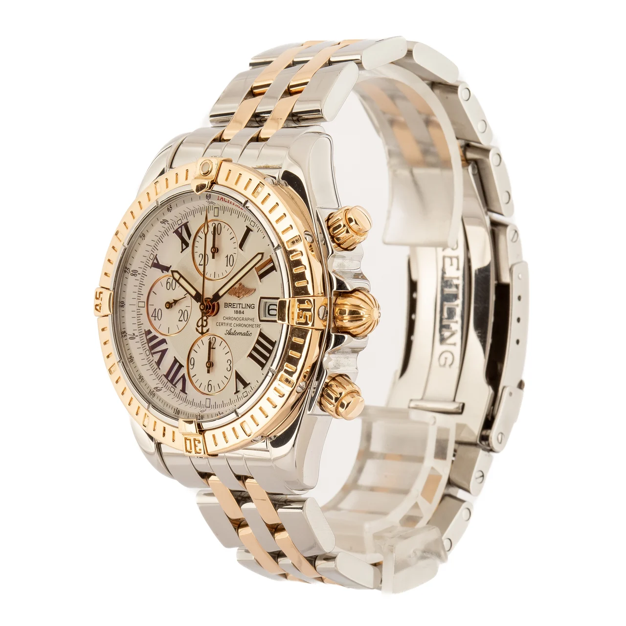Breitling Chronomat Evolution 44 Silver Dial C1335611A619 kol saati