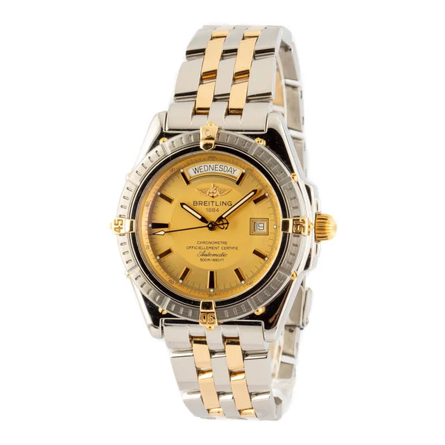 Breitling Headwind Stainless Steel & Yellow Gold B45355 kol saati