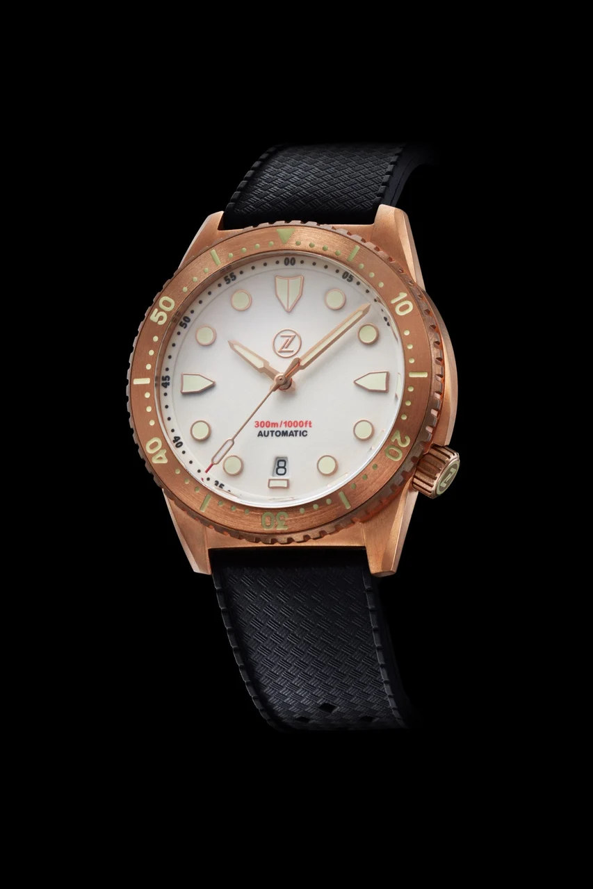 Zelos Mako V3 300m Bronze Frost 20 mm kol saati