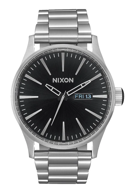 Nixon US Sentry Stainless Steel - Black Sunray A356-2348-00 kol saati