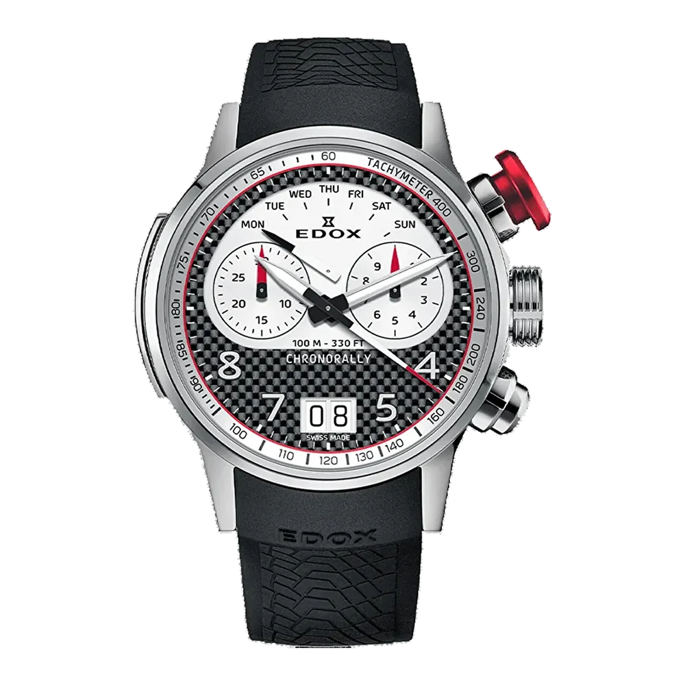 EDOX Chronorally 38003-TINR-CANBR 45 mm kol saati