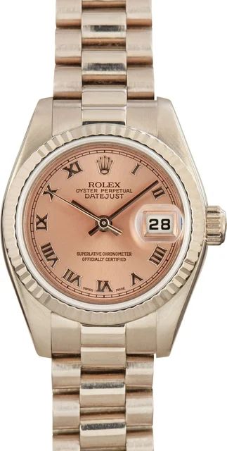 Rolex Datejust 179179 18k White Gold kol saati