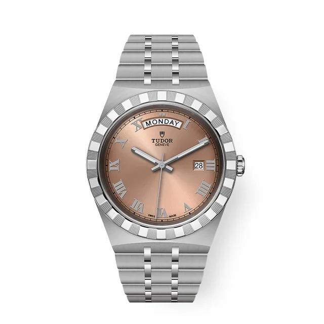 Tudor Royal M28600-0009 41mm Salmon Dial Steel Bracelet Watc kol saati