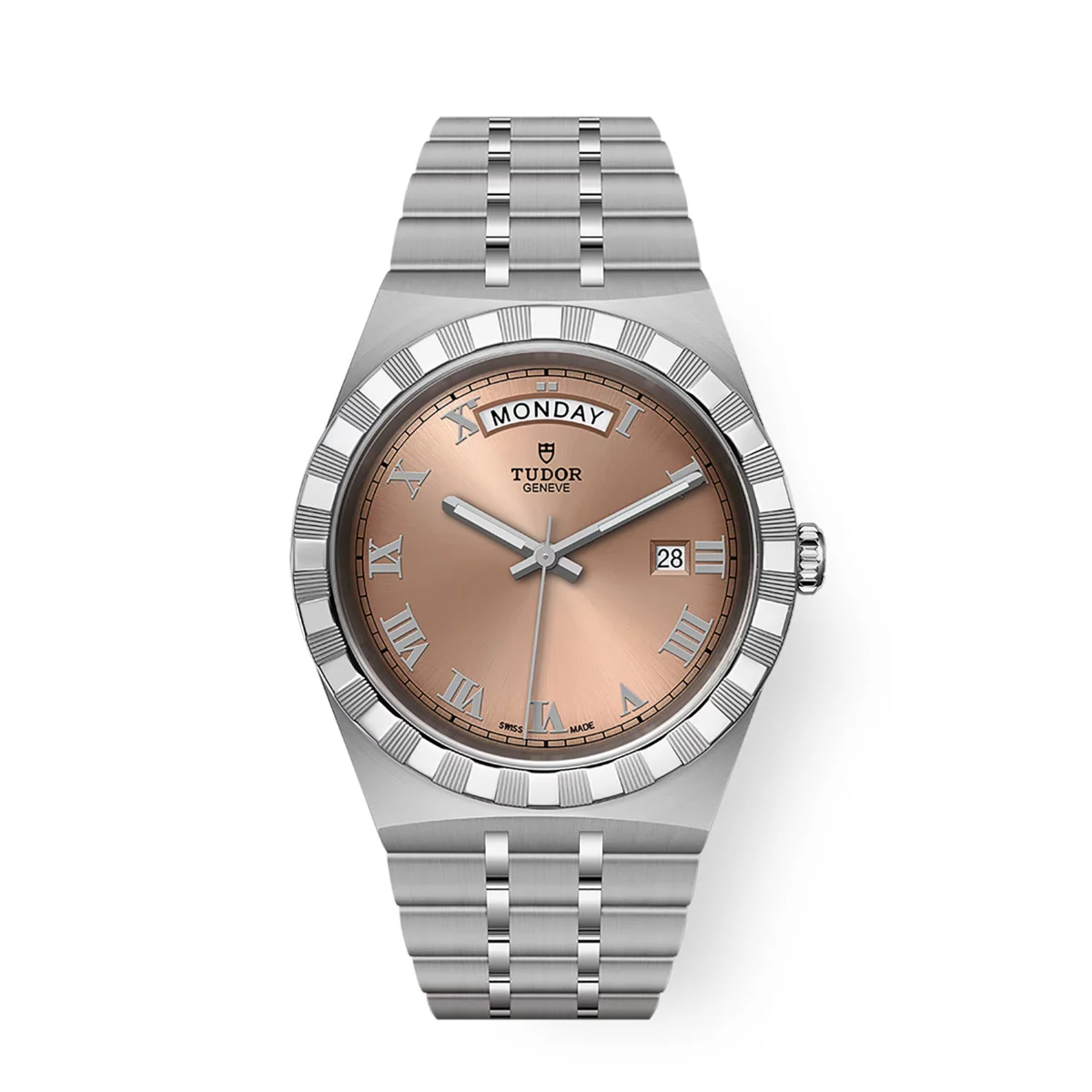 Tudor Royal M28600-0009 41mm Salmon Dial Steel Bracelet Watc 41 mm kol saati