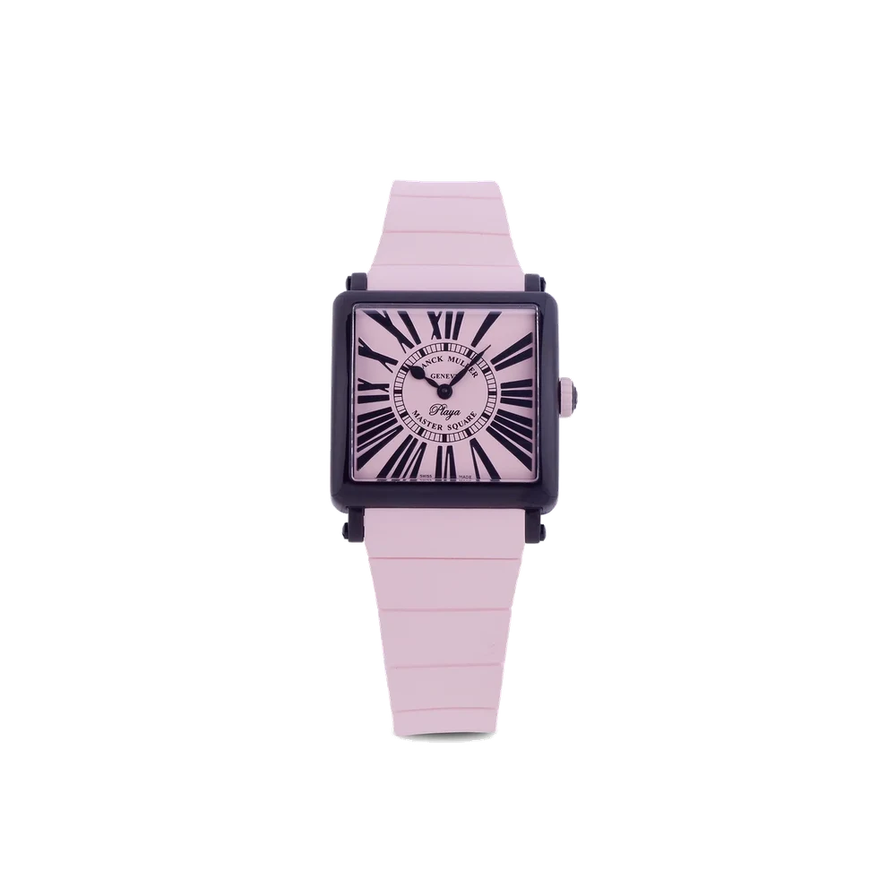 Franck Muller FRANCK MULLER REF. 6002 M QZ COL DR, MASTER SQUARE COLOR DREAMS, 18K WHITE GOLD (NEW OLD STOCK) kol saati