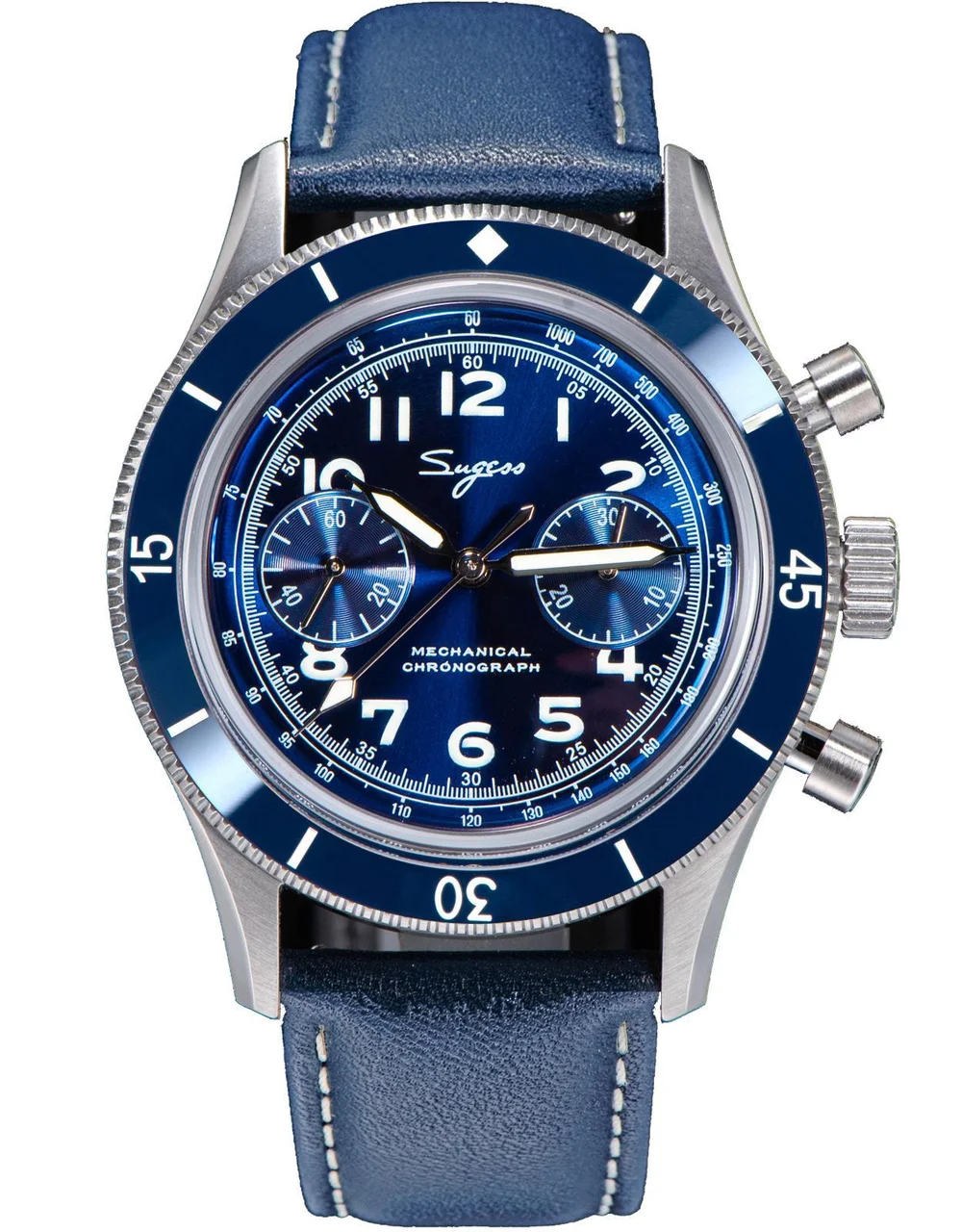 Sugess Chrono Heritage S423.01.E 42 mm kol saati