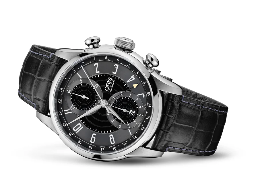 Oris RAID 2012 Chronograph Limited Edition 01 677 7603 4084-Set LS 43.5 mm kol saati