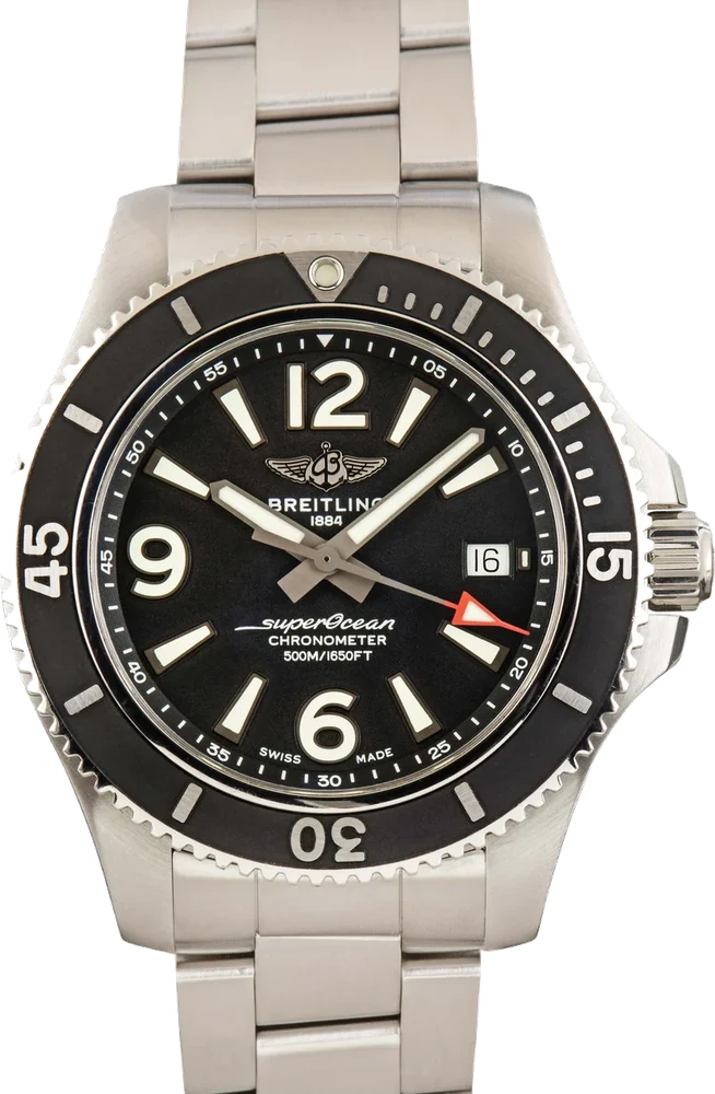 Breitling Superocean 42 Blue Arabic Dial A17366 42 mm kol saati