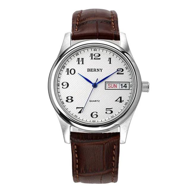 BERNY Men Quartz Dress Watch-2623M 2623M-B kol saati