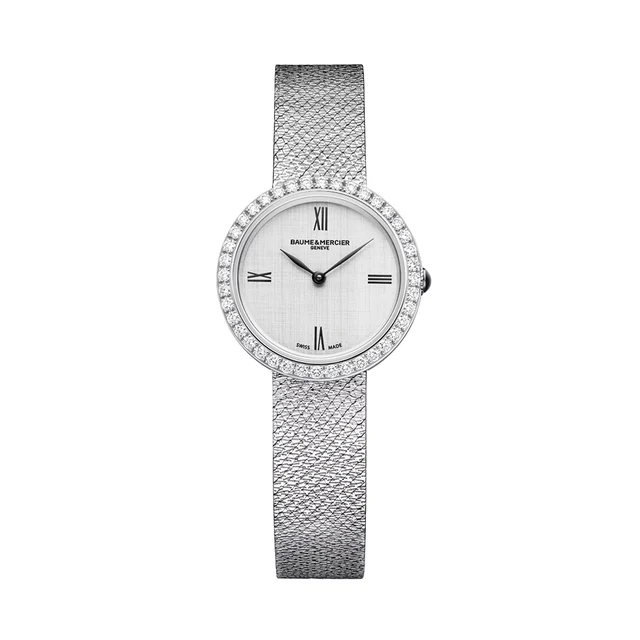 Baume Et Mercier Joia de Baume & Mercier 10850 28mm - SIlver, Diamond-Set on Bracelet M0A1