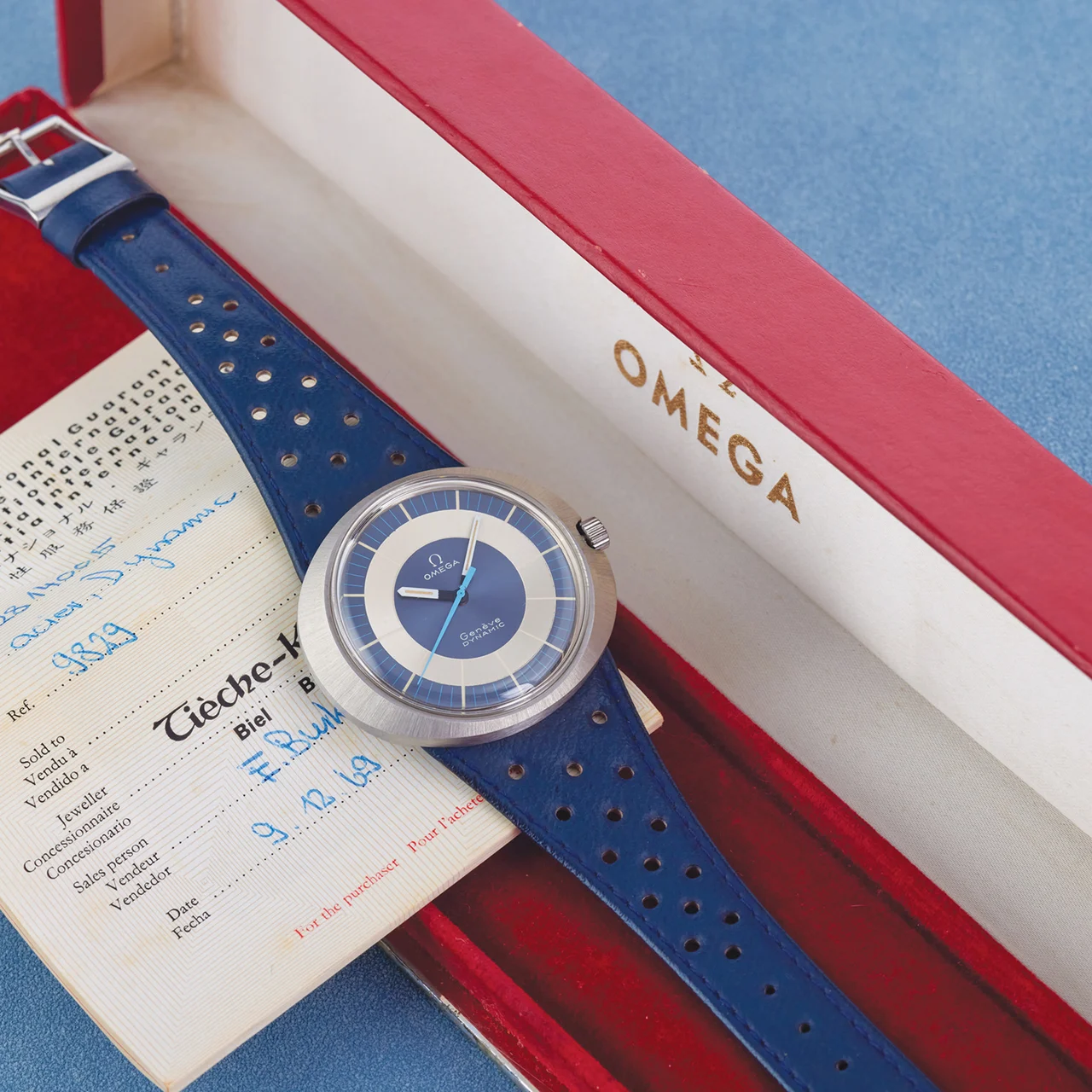 OMEGA OMEGA, REF. 9829, DYNAMIC, STAINLESS STEEL kol saati