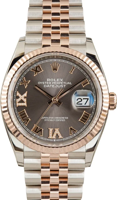 Rolex Datejust 126231 Slate Roman Dial kol saati