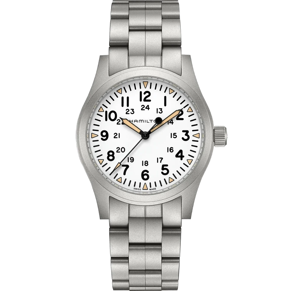 Hamilton Khaki Field Mechanical 42mm H69529113 42 mm kol saati