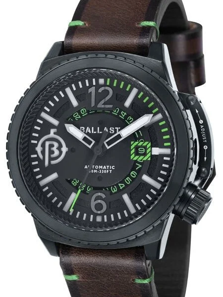 Ballast Trafalgar Automatic Watch with Unique Bezel System #BL-3133-06 kol saati