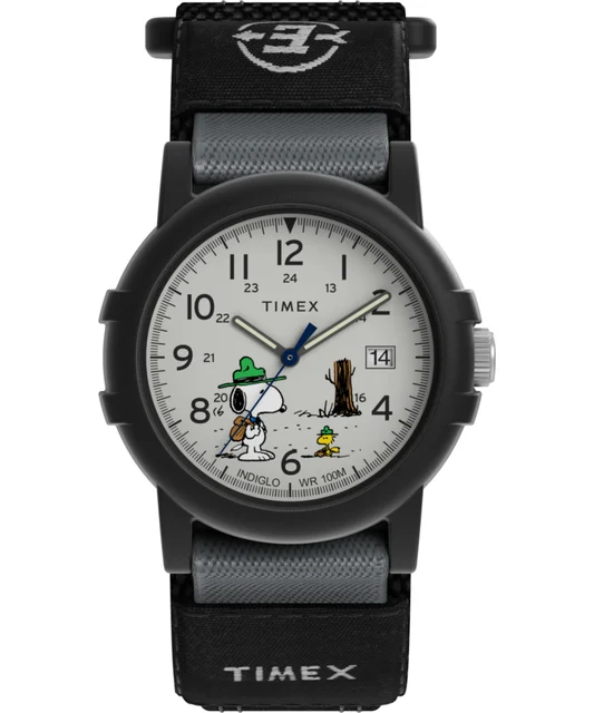 Timex Peanuts® x Expedition® Beagle Scout Fast Wrap Strap Watch TW4B29100JT kol saati