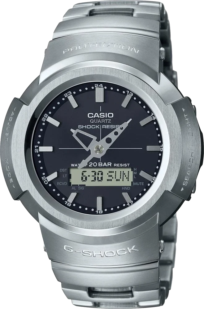 Casio G-SHOCK FULL METAL AWM-500D-1ADR_Outlet 44.5 mm kol saati