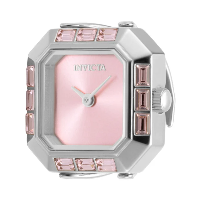 Invicta Mini Angel Ring Watch - 21.5mm. Silver (49581) kol saati