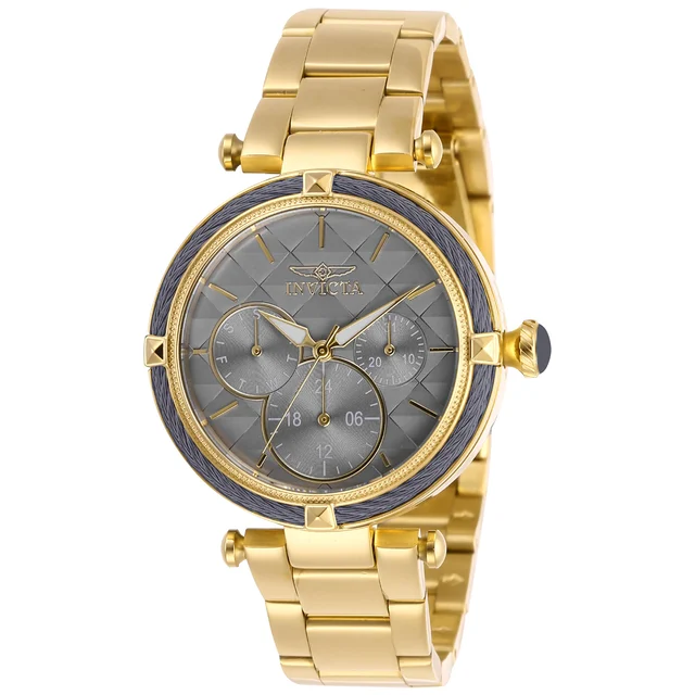 Invicta Bolt Latticia Watch - 36.5mm. Gold (28958) kol saati