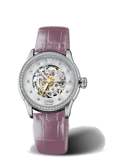 Oris Artelier Skeleton Diamonds 01 560 7604 4919-07 5 16 62FC kol saati