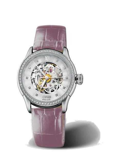 Oris Artelier Skeleton Diamonds 01 560 7604 4919-07 5 16 62FC 31 mm kol saati