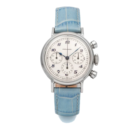 Movado MOVADO, REF. 19018, WATERPROOF BORGEL CASE, BREGUET NUMERALS, STEEL kol saati