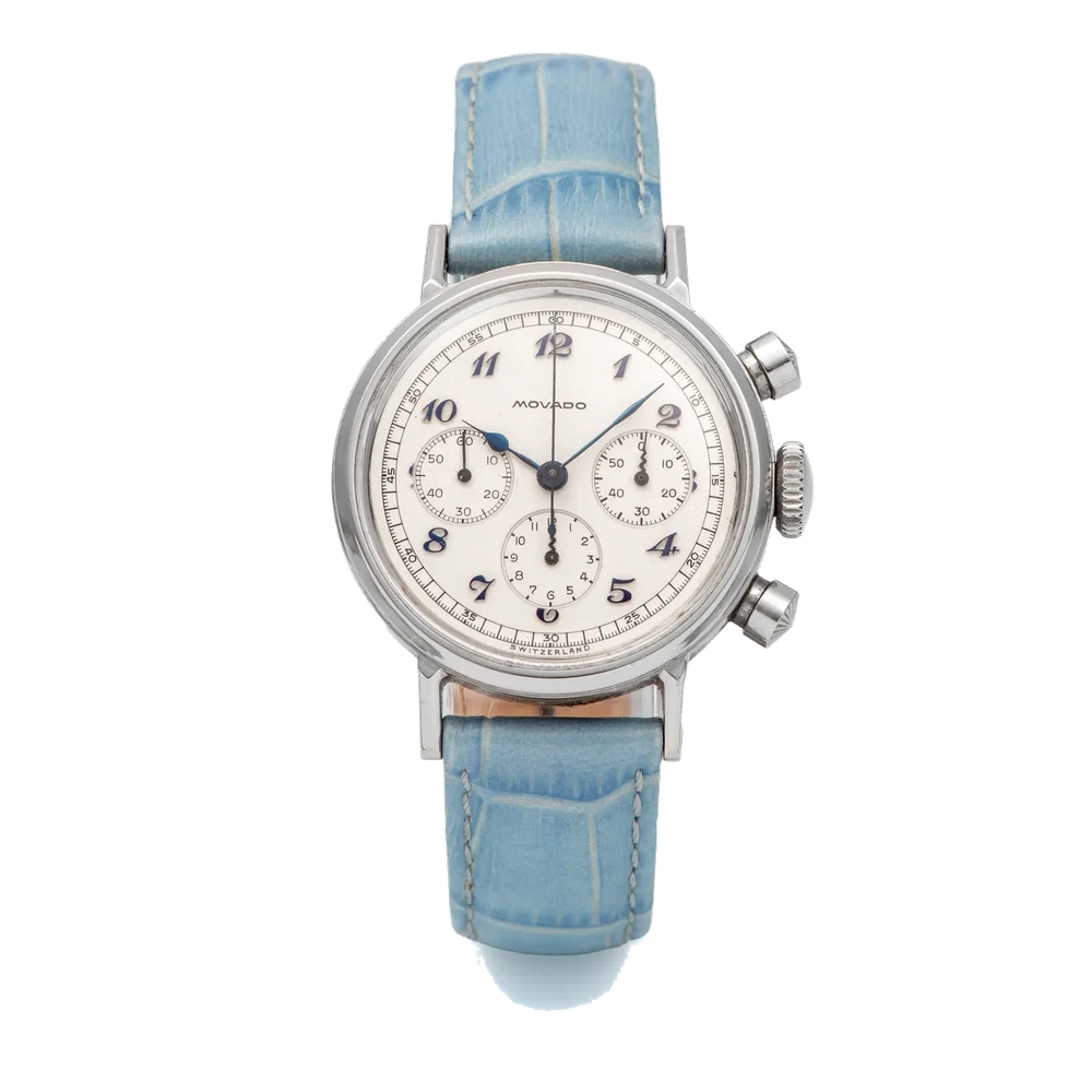Movado MOVADO, REF. 19018, WATERPROOF BORGEL CASE, BREGUET NUMERALS, STEEL kol saati