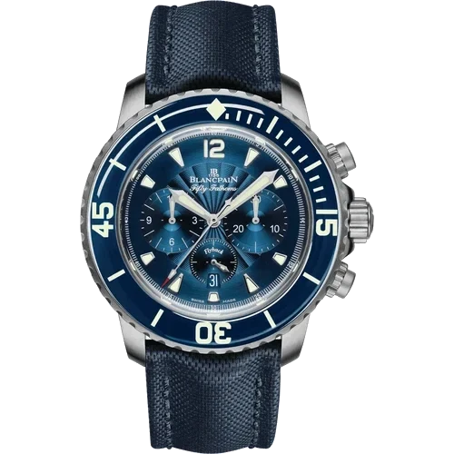 Blancpain Fifty Fathoms Chronographe Flyback 5085FB 1140 52B 45 mm kol saati