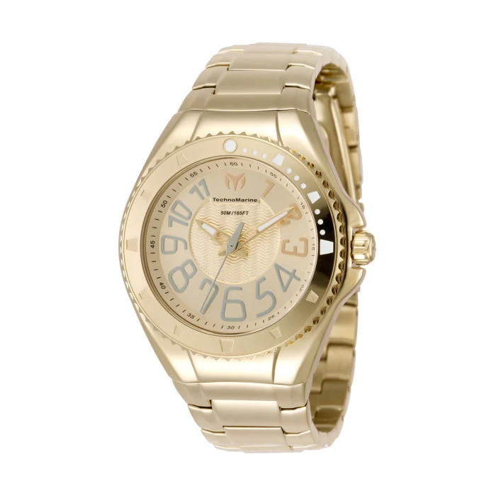 Technomarine Lusso Mare Watch - 38mm, Gold (TM-226010) 38 mm kol saati